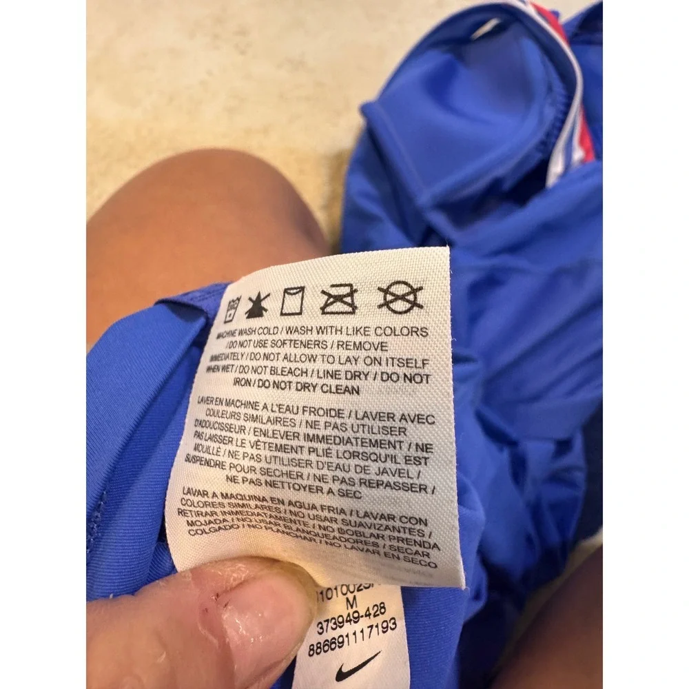 Nike Victoria Azarenka Break Point Blue Tennis Dress M - Picture 2 of 9